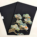 笠松文コラージュの名古屋帯　帯裏