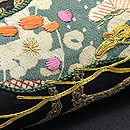 笠松文コラージュの名古屋帯　質感・風合