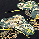 笠松文コラージュの名古屋帯　質感・風合