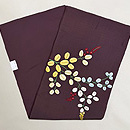 萩文様刺繍の名古屋帯　帯裏