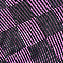 伊兵衛織紫市松の開き名古屋帯 質感・風合