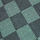 伊兵衛織緑市松の開き名古屋帯　質感・風合