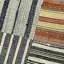 浦野理一の継ぎ裂帯　質感・風合