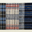 浦野理一の継ぎ裂帯　前柄