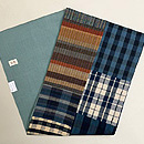 浦野理一の継ぎ裂帯　帯裏