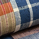 浦野理一の継ぎ裂帯　質感・風合