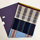 浦野理一の継ぎ裂帯　帯裏