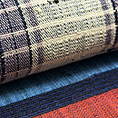 浦野理一の継ぎ裂帯　質感・風合