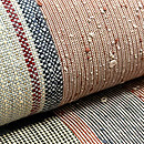 浦野理一の継ぎ裂帯　質感・風合