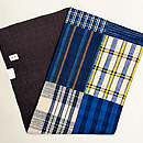 浦野理一の継ぎ裂帯　帯裏