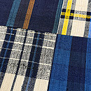 浦野理一の継ぎ裂帯　質感・風合