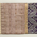 インド手仕事名古屋帯　前柄