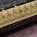 インド手仕事名古屋帯　質感・風合