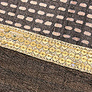 インド手仕事名古屋帯　質感・風合