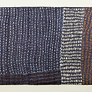 インド カンタワーク名古屋帯　前柄