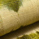 横段絞りの紬名古屋帯　質感・風合