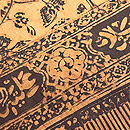 インドネシアロチャンの名古屋帯 質感・風合