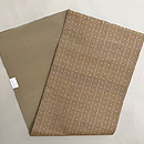 インドサリー白茶の紋織り名古屋帯 帯裏