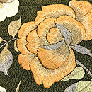 バラの刺繍名古屋帯 質感・風合