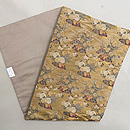 花車文様織りの名古屋帯 帯裏