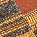 ラオスの紋織帯 質感・風合