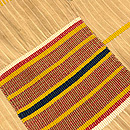 アフリカ コートジボワール エヴェ 黄色の帯 質感・風合