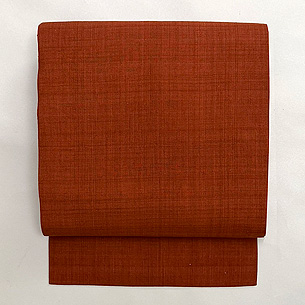 本結城レンガ色無地帯