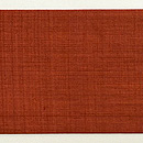 本結城レンガ色無地帯 前柄