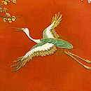 紅花染め江戸裂崩し刺繍帯 質感・風合