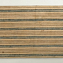 江戸期丹波木綿の名古屋帯 前柄