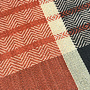 唐木綿の名古屋帯　質感・風合