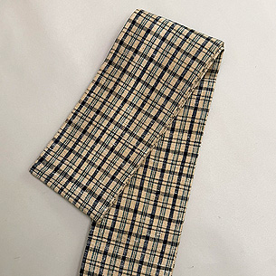 生成り色丹波木綿の半巾帯