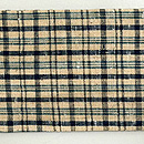 生成り色丹波木綿の半巾帯　前柄