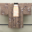 ベージュ雲取り文様羽織