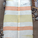 ベージュ雲取り文様羽織