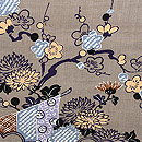 ベージュ雲取り文様羽織