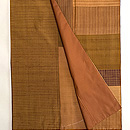 黄八丈の継ぎ着物