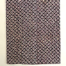 紫根染め木綿の袷