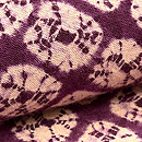 紫根染め木綿の袷