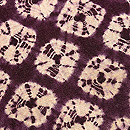 紫根染め木綿の袷