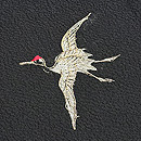 里山に飛鶴文の付下