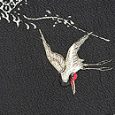 里山に飛鶴文の付下