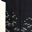 里山に飛鶴文の付下