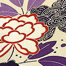 白地御所解き文様の訪問着