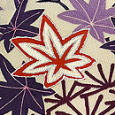 白地御所解き文様の訪問着