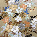 四季花鳥文様曙染めの色留袖