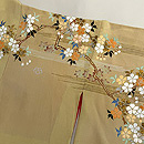 四季花鳥文様曙染めの色留袖