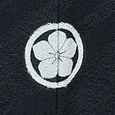 黒地吹き寄せ文様刺繍羽織