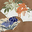 地紙文様の絵羽織