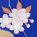 雲文に桜文様の長羽織